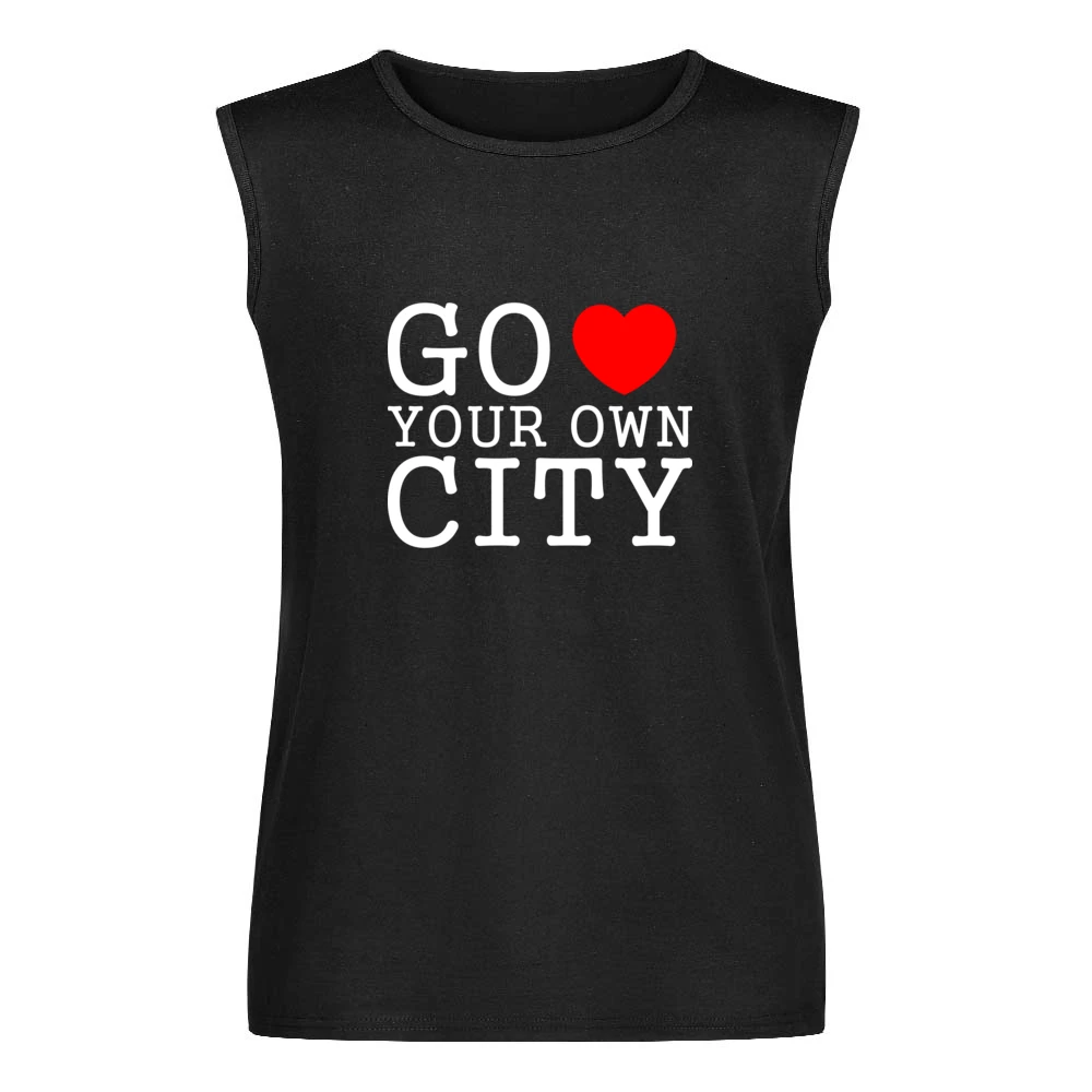 go heart your own city funny love Men Sleeveless T-Shirt