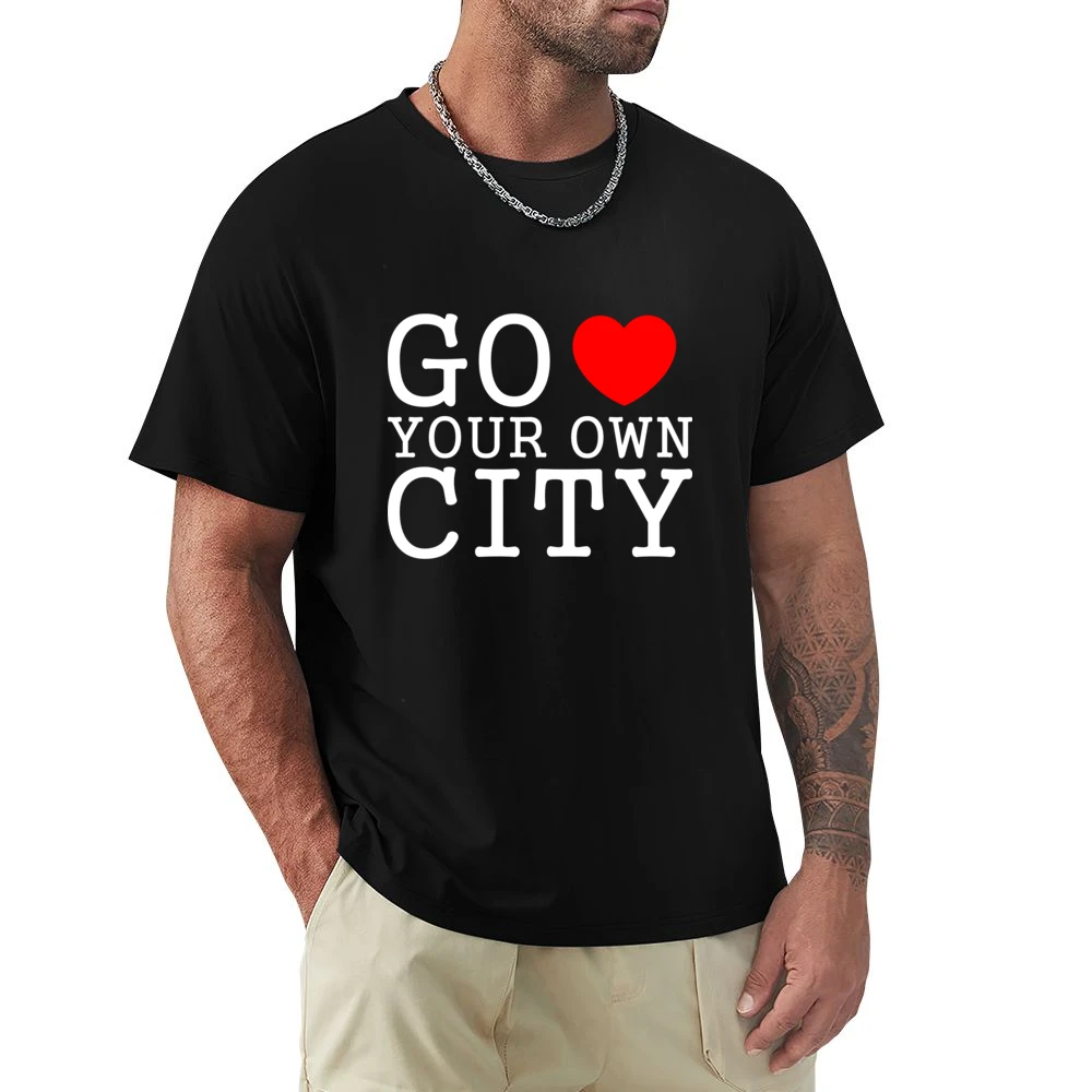 go heart your own city funny love Premium Men T-shirt