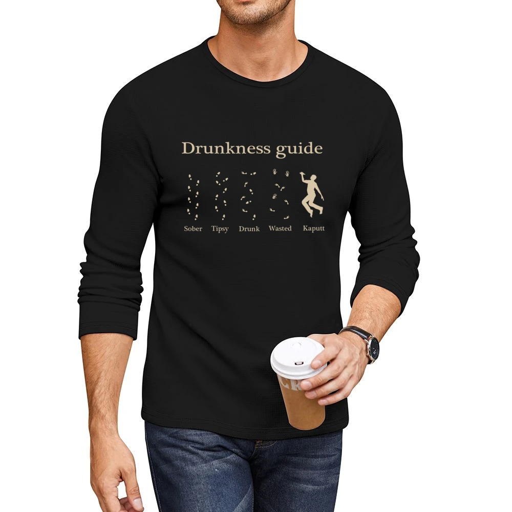 guides alcohol funny drunkness drunk drinking guide Men CrewNeck Long Sleeve T-Shirt