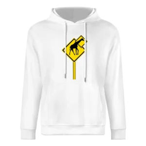 humor signs funny long neck giraffes European Size Men Hoodie