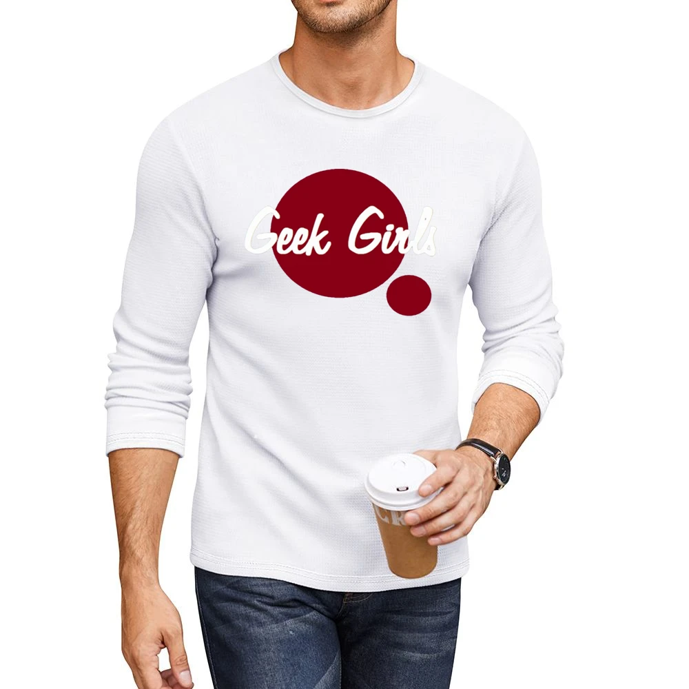 i'm Geek Girls Men CrewNeck Long Sleeve T-Shirt