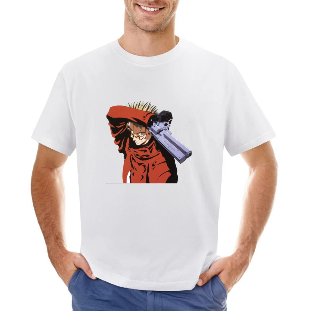 im03 trigun vash the stampede with revolver Asian Size Men T-Shirt