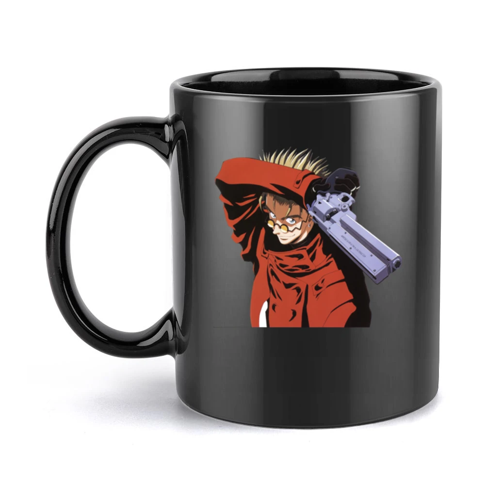 im03 trigun vash the stampede with revolver Black Mug