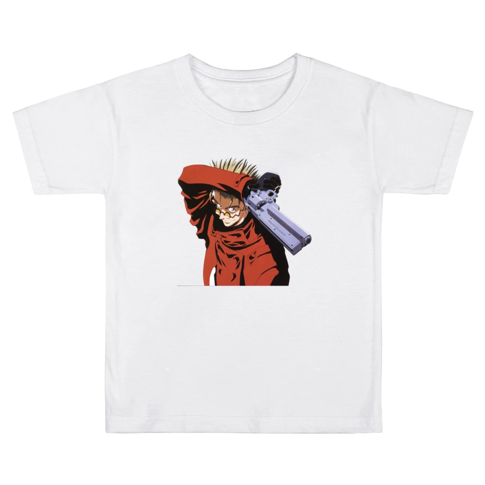 im03 trigun vash the stampede with revolver Kids Boys Girls T-Shirt