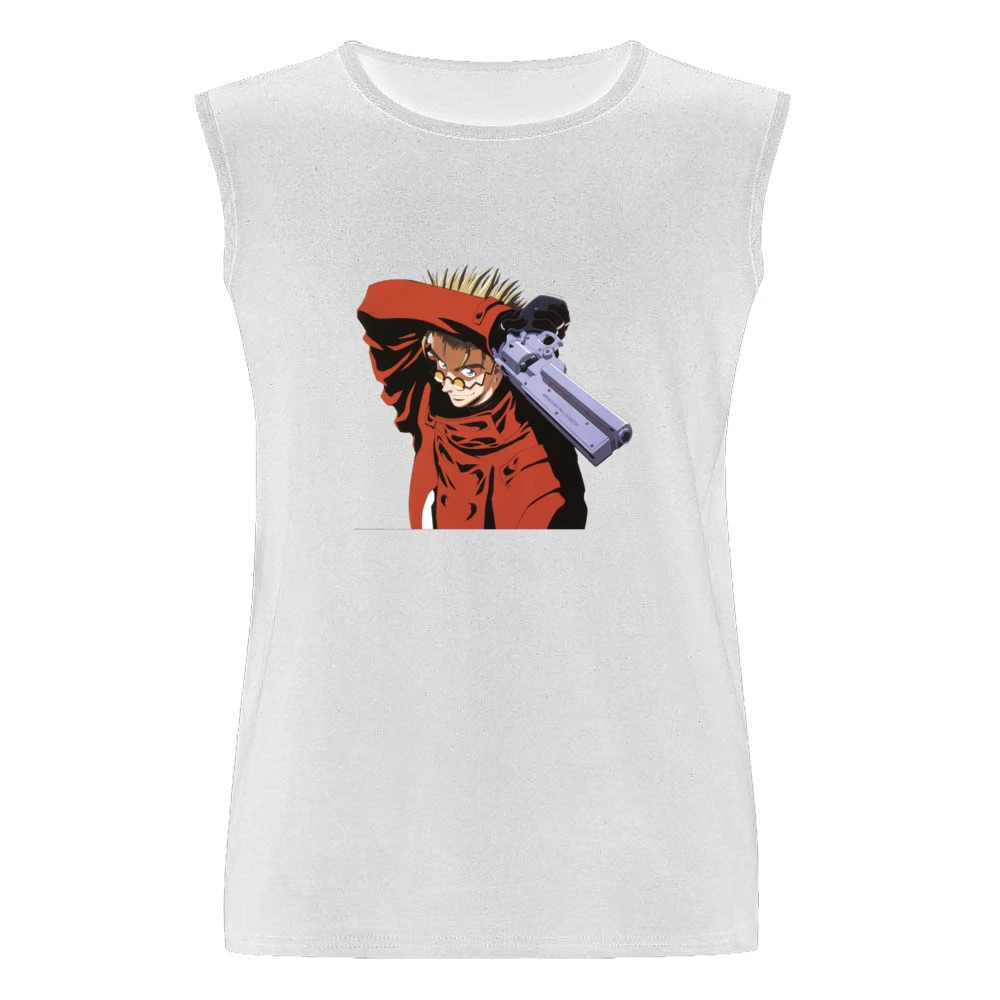 im03 trigun vash the stampede with revolver Men Sleeveless T-Shirt