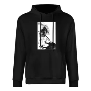 meiji era battosai himura ruroini kenshin samurai x with sakabato T Sh European Size Men Hoodie