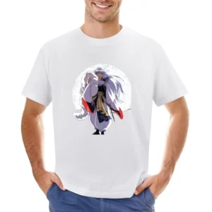 powerful dog Demon Sesshomaru InuYasha's older half-brother Over the m Asian Size Men T-Shirt