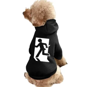signs running killer assassin funny humor jokes Pet Apparel Clothes