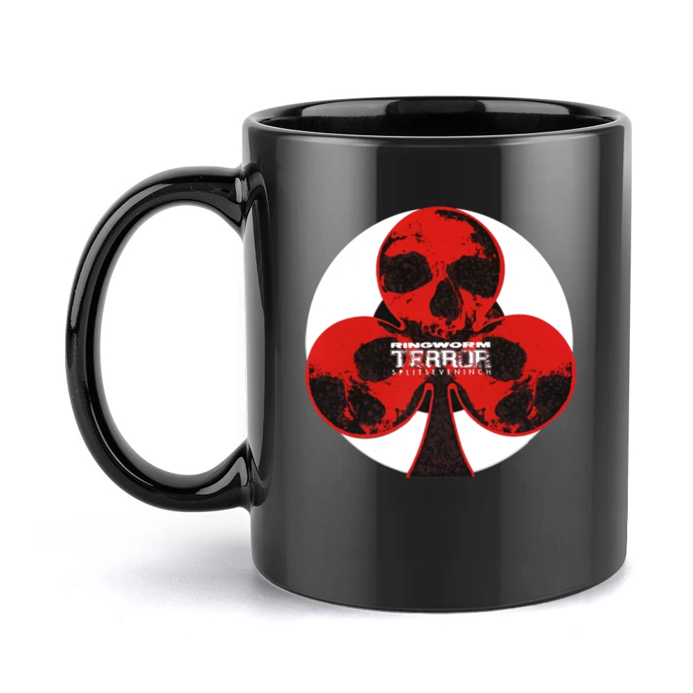 terror album covers ringworm hardcore music Black Mug