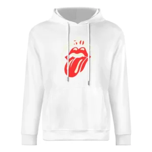 the fifty years rolling stones rock band European Size Men Hoodie