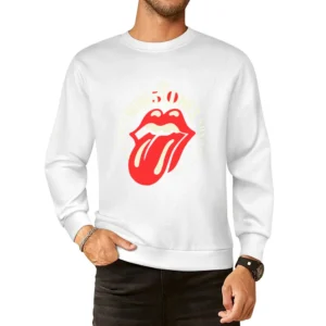 the fifty years rolling stones rock band European Size Pullover Sweater