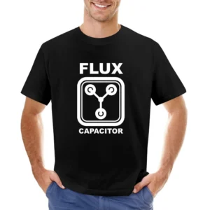 the flux capacitor Dolorean time machine back to the future movies T S Asian Size Men T-Shirt