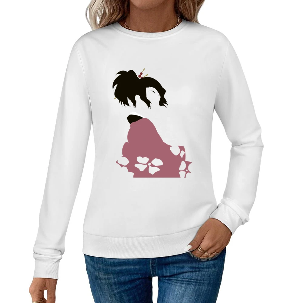 the leading lady of Samurai Champloo Fuu Sunflower Samurai anime manga Women Pullover Sweatshirt