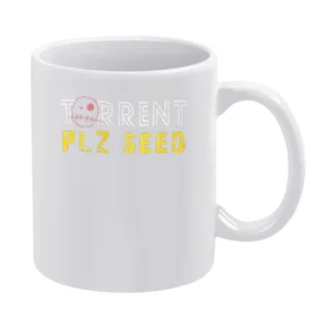 torrent plz seed - internet download connection White Mug