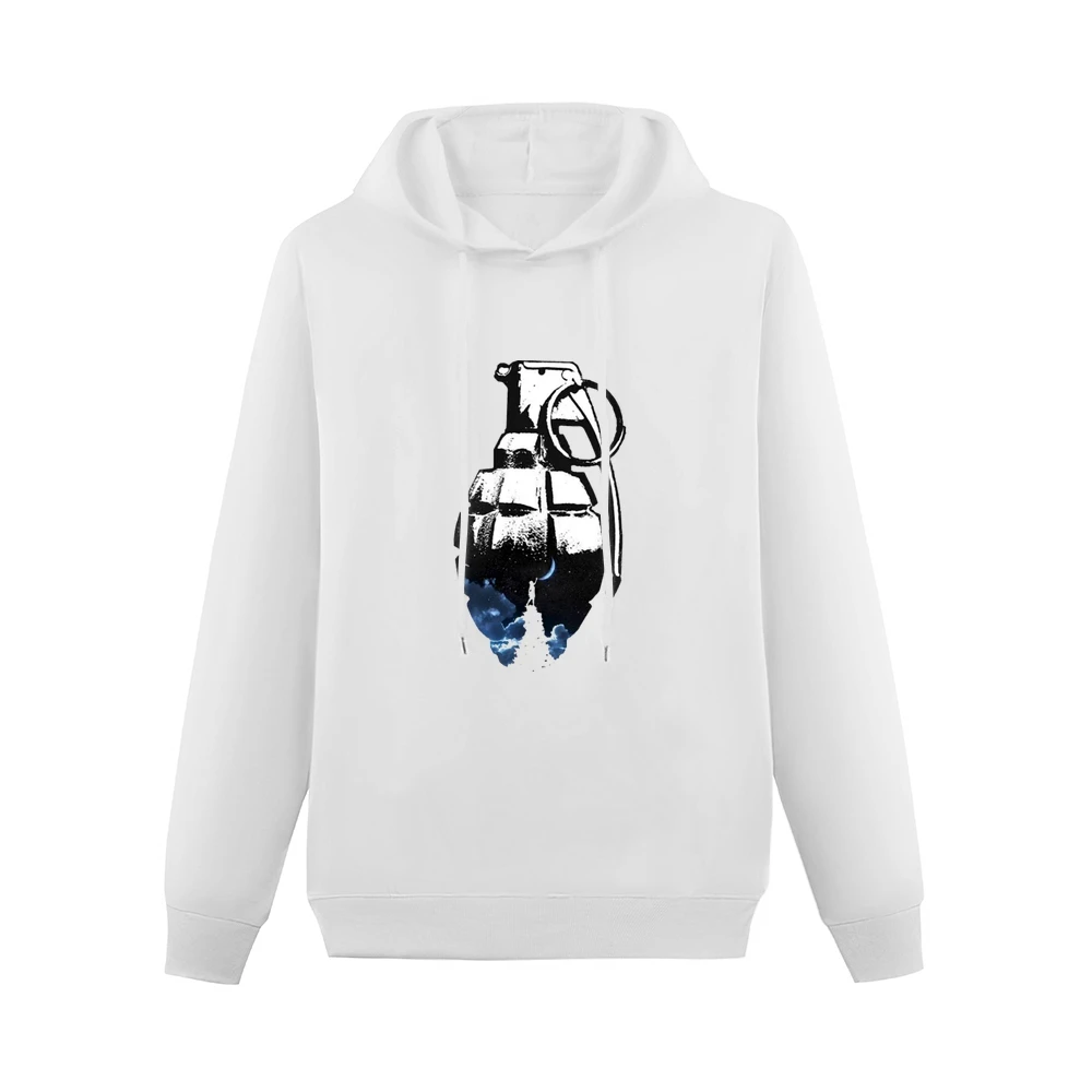 touching the moon grenade Men Hoodie Without Pocket