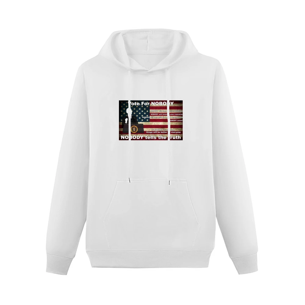 vote for nobody Men Hoodie With Pocket