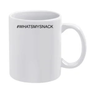 whatsmysnack Chris Pratt Instagram Hashtag Funny Trending Black Text T White Mug