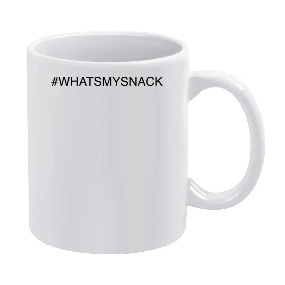 whatsmysnack Chris Pratt Instagram Hashtag Funny Trending Black Text T White Mug
