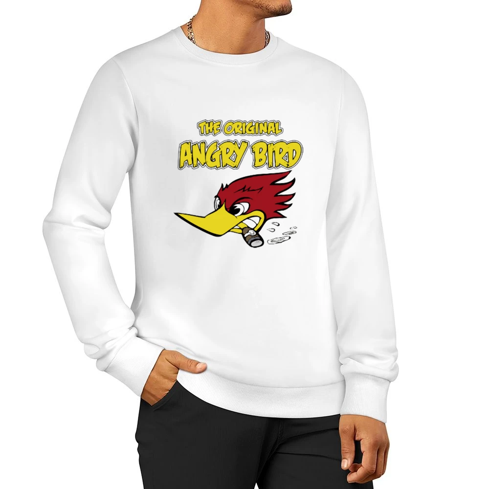 wild Woody woodpecker the original angry bird funny Men Pullover Sweatshirt
