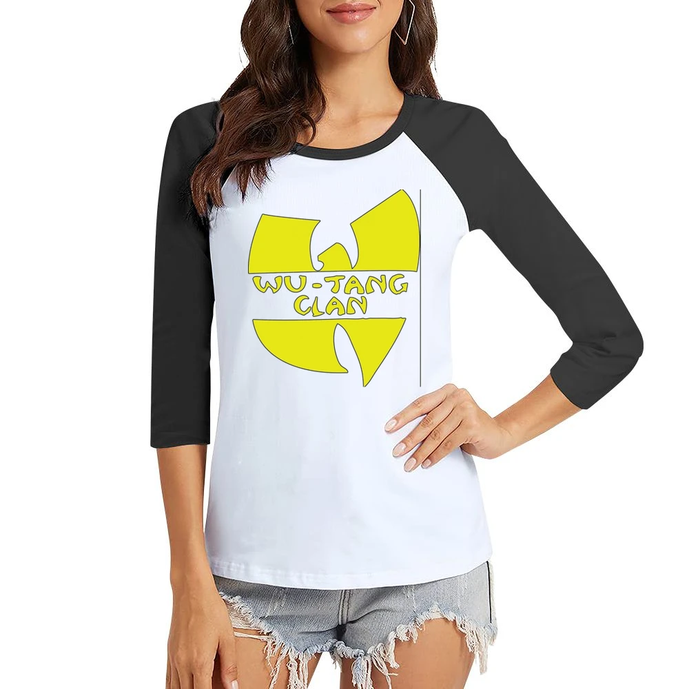 wu-tang clan Women Ladies 3-4 Sleeve T-Shirt